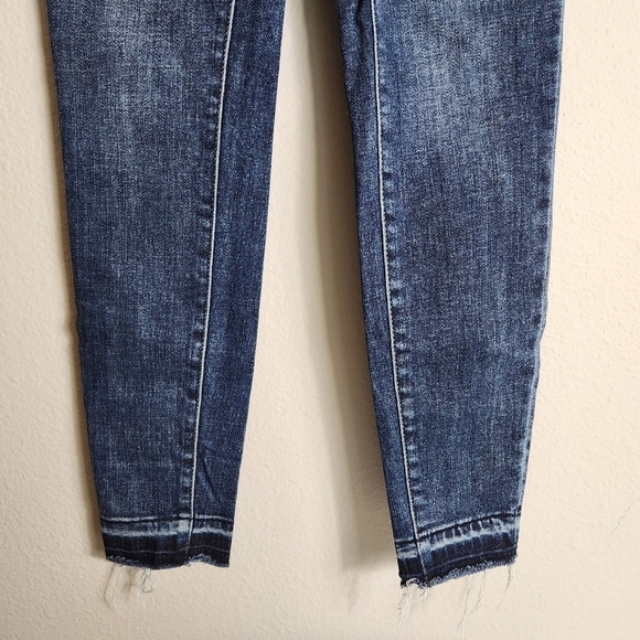 Judy Blue Womens Reese Control Top Released Hem Dark Wash Jeans-Size 26 - Picture 3 of 8